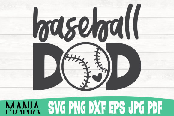 Baseball Dad SVG Cut File Design Guide