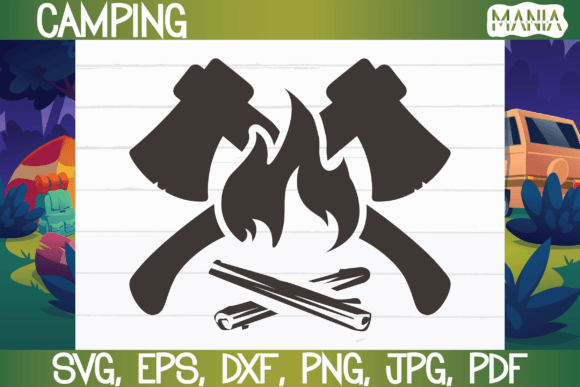 Camping Sign SVG Cut File: Practical Applications for Outdoor Projects and Creative Businesses