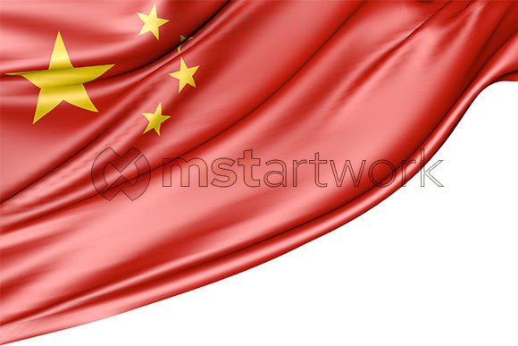 China Flag Isolated on White Background: Elevating Visual Communication in Modern Design