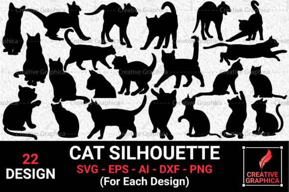 Evaluating the Cat Silhouette SVG Vector ClipArt Bundle for Creative Projects