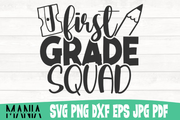 Evaluating the First Grade Squad SVG Cut File Design