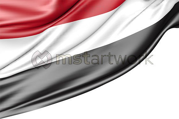 Evaluating Yemen Flag Isolated on White Background Assets for Professional and Creative Projects
