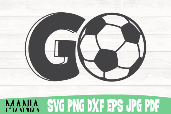 Go Soccer SVG Cut File Design for Creators