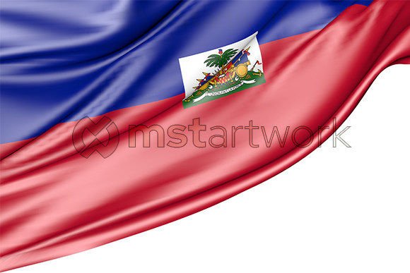 Haiti Flag Isolated on White Background: 3D Design Guide