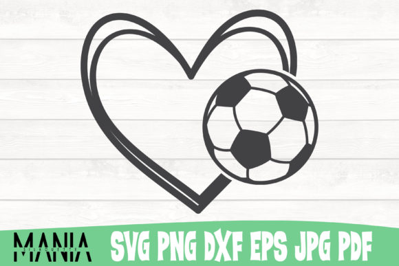 Heart Soccer SVG Cut File Design Guide
