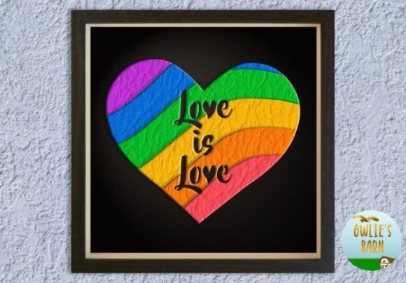 Love is Love Pride Heart Design