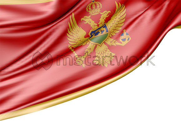 Montenegro Flag 3D Asset Guide