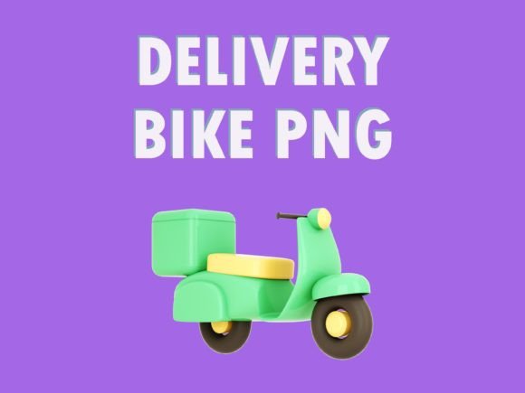 Pizza Delivery Green Scooter: Enhancing Workflow with Eco-Friendly Visual Assets