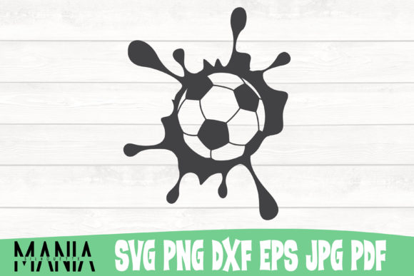 Soccer Splash SVG: Premium Cut File Design